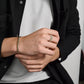 Ripple Link Two-Tone Band - Men Ring - The Steel Shop