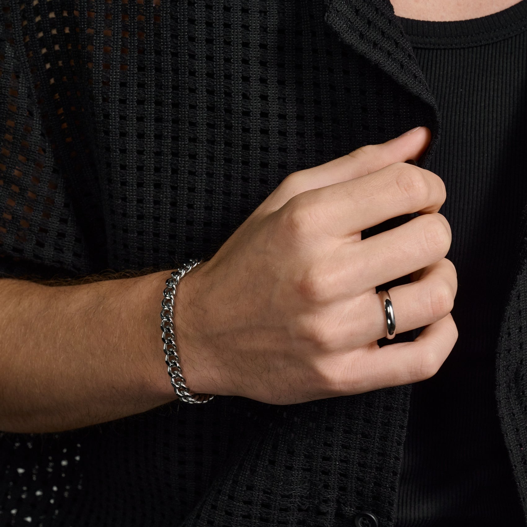 8mm Cuban Link Engravable Bracelet - Unisex Steel Bracelet - The Steel Shop