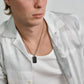 Matte Modern Dog Tag - Men Pendant - The Steel Shop