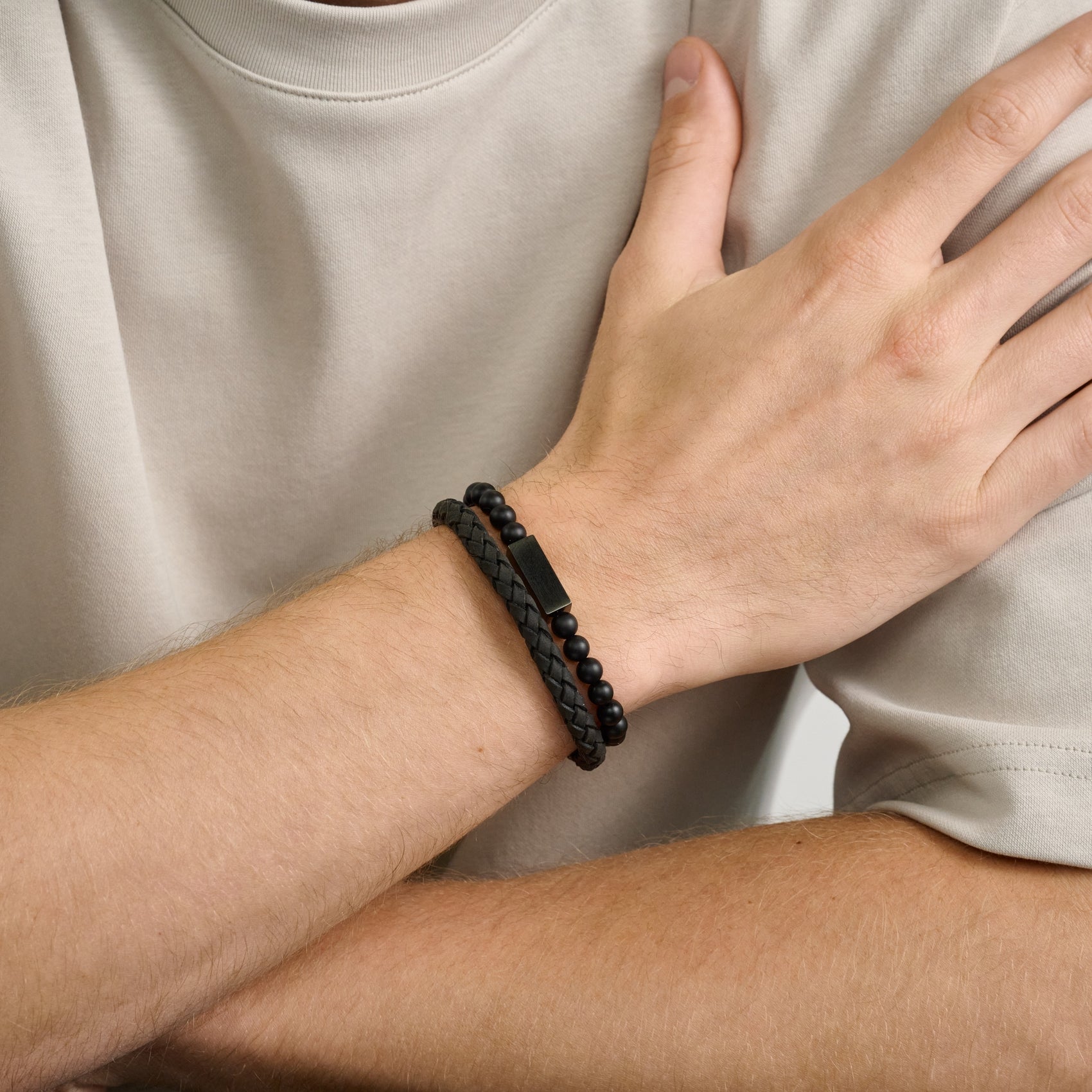 Midnight Stack | 6MM - Bracelet Stacks - The Steel Shop