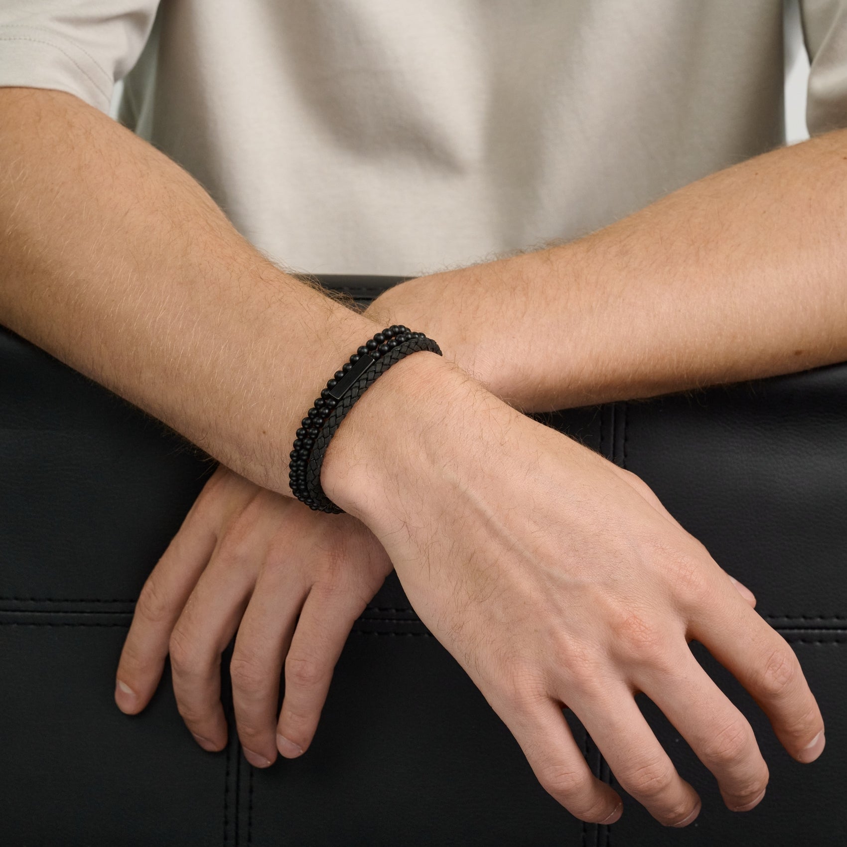Nightfall Stack | 4MM - Bracelet Stacks - The Steel Shop