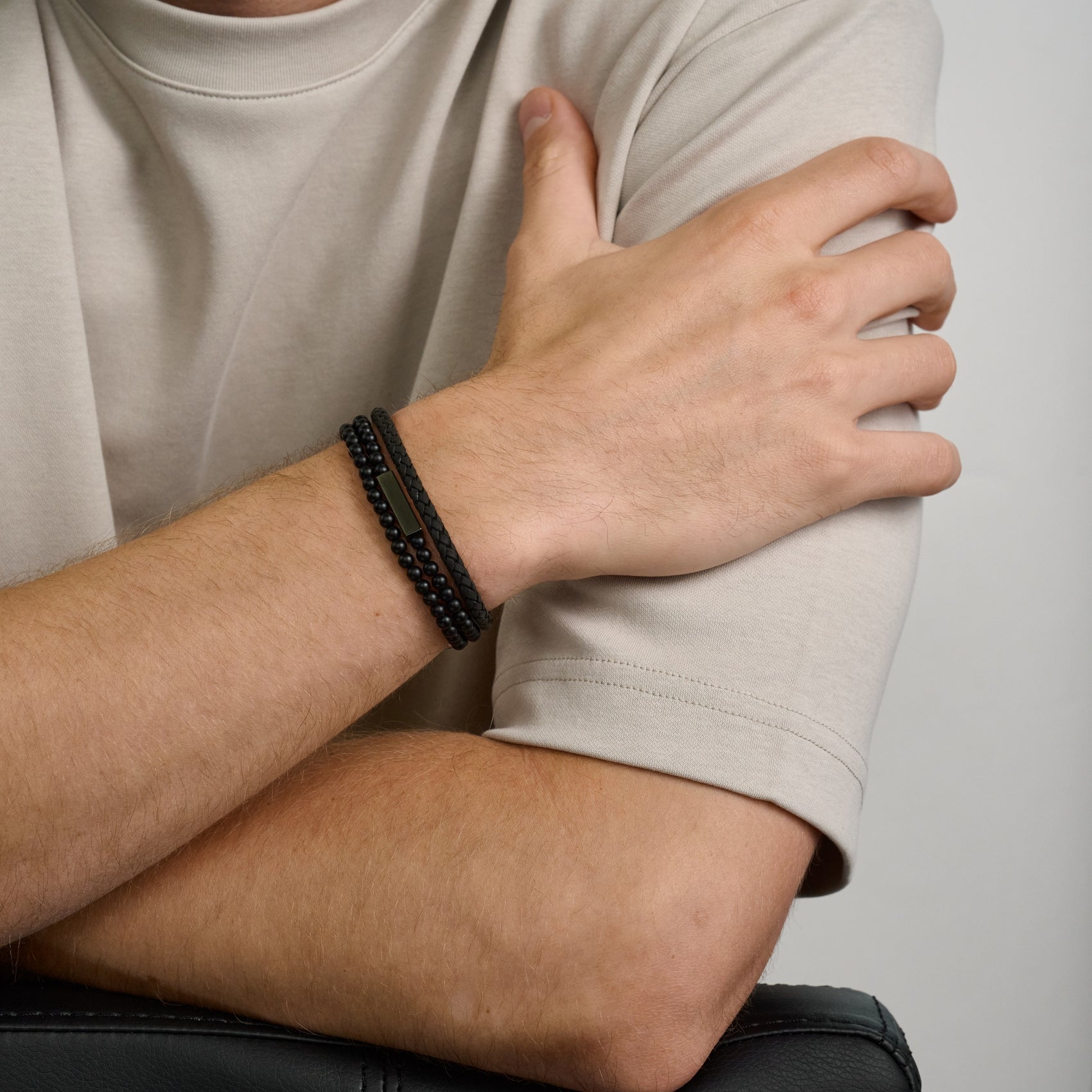 Nightfall Stack | 4MM - Bracelet Stacks - The Steel Shop
