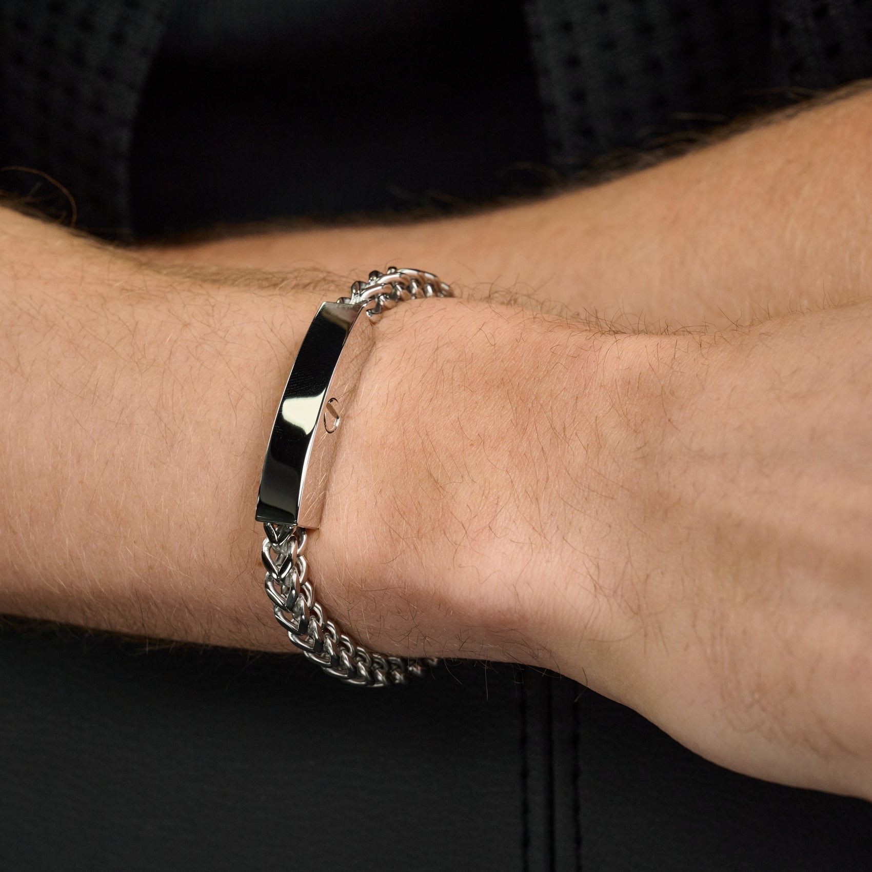 Franco Link ID Urn Bracelet | 6MM - Mens Steel Bracelets - The Steel Shop