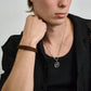 12mm Brown Leather Bracelet - Mens Steel Leather Bracelets - The Steel Shop