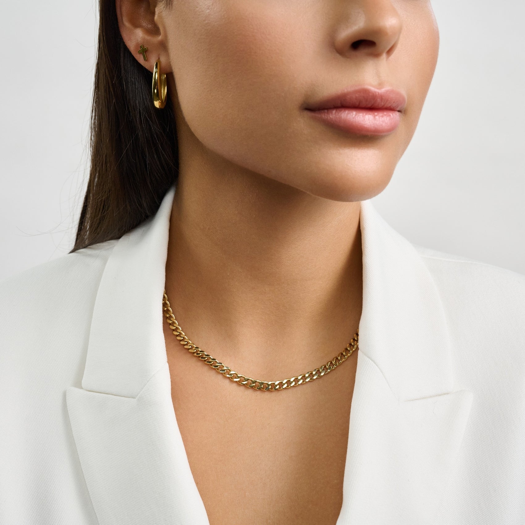 Mini Cross Studs - Earrings - The Steel Shop
