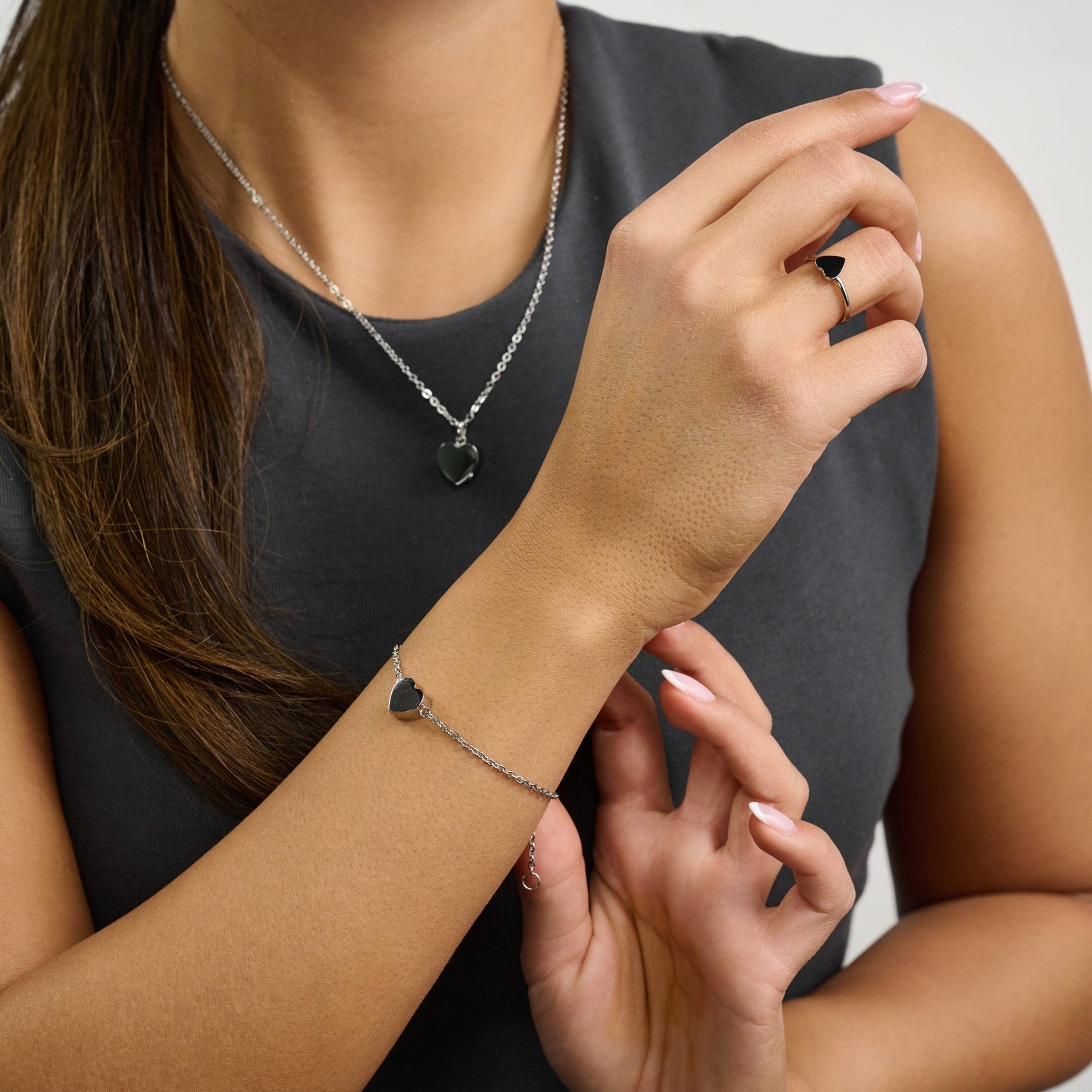 Minimal Heart Ring - Women Ring - The Steel Shop