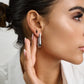 Mini Lightning Bolt Studs - Earrings - The Steel Shop