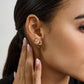 Polished Tapered Hoop Earrings - Earrings - The Steel Shop