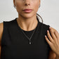 Minimal Stone-Set Urn Pendant - Women Pendant - The Steel Shop
