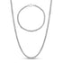 3mm Wheat Set | Silver - Sets - The Steel Shop