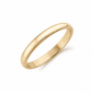 Side view of a high-quality stainless steel wedding band showcasing a smooth comfort fit interior and milgrain border