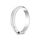 4mm Dome Wedding Band - Unisex Ring - The Steel Shop