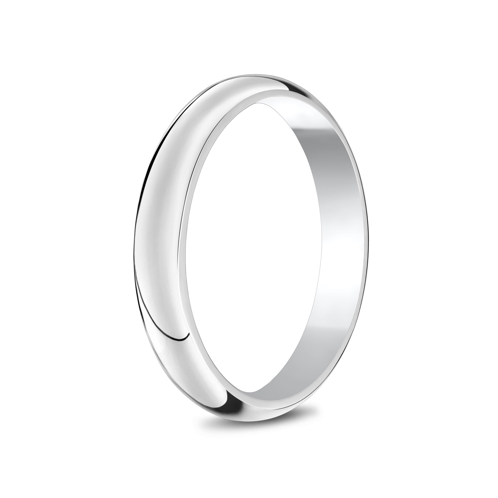 4mm Dome Wedding Band - Unisex Ring - The Steel Shop