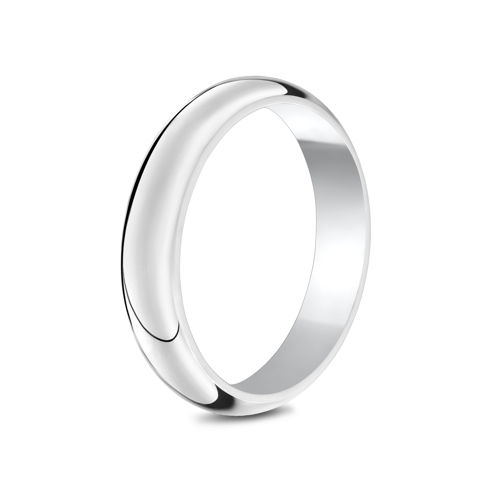 5mm Dome Wedding Band - Unisex Ring - The Steel Shop