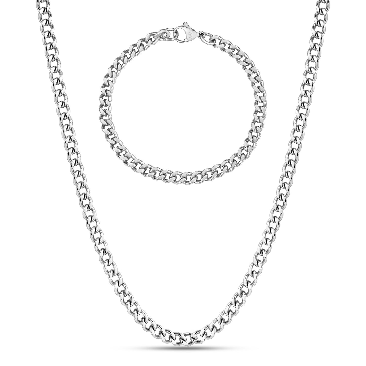 5mm Cuban Set | Silver