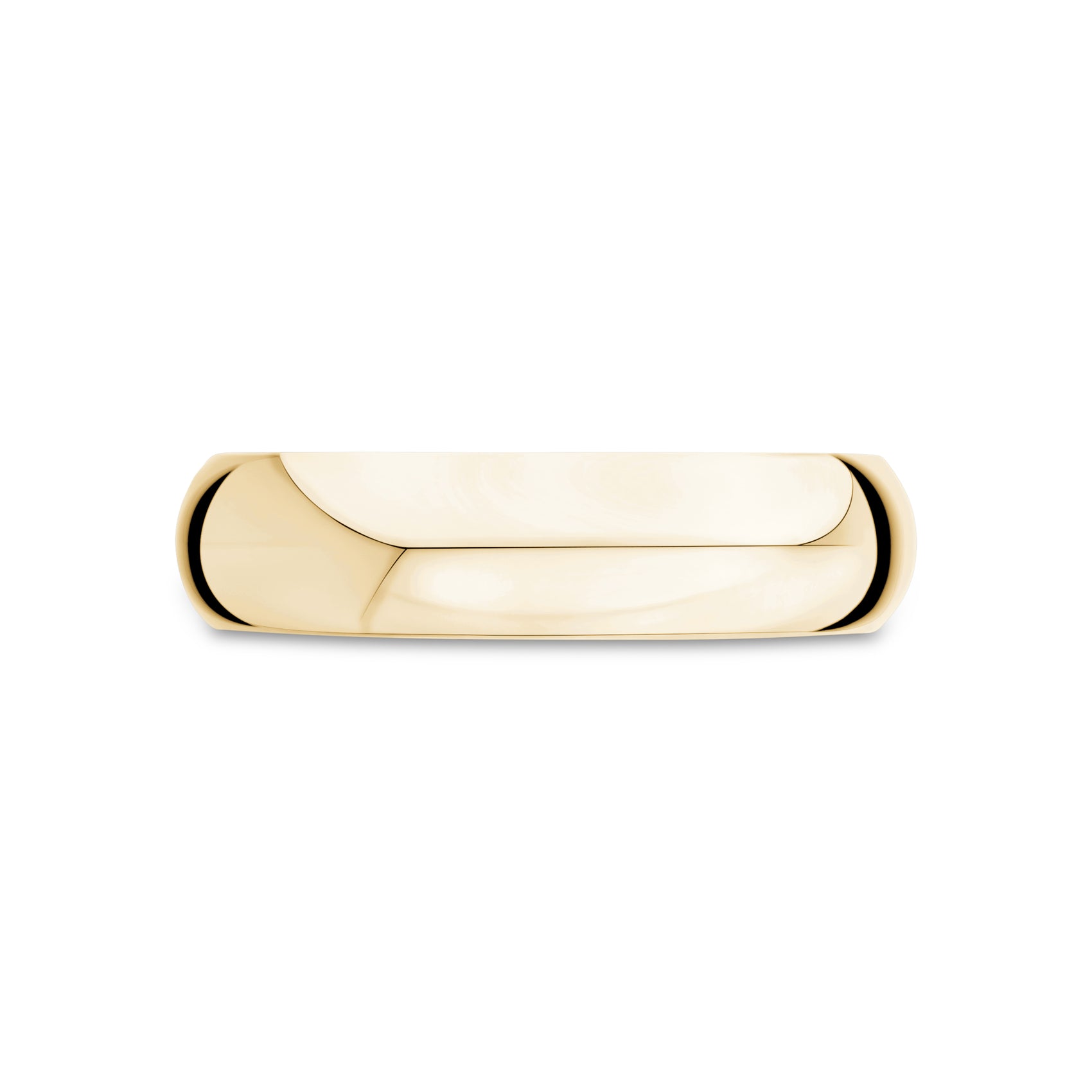 6mm Dome Wedding Band - Unisex Ring - The Steel Shop