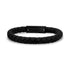 Black Leather Bracelet | 8MM - Mens Steel Leather Bracelets - The Steel Shop