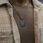 Matte Dog Tag - Men Pendant - The Steel Shop