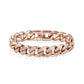 14mm Stone-Set Chunky Cuban Link Bracelet - Mens Steel Bracelets - The Steel Shop