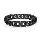 14mm Stone-Set Chunky Cuban Link Bracelet - Mens Steel Bracelets - The Steel Shop