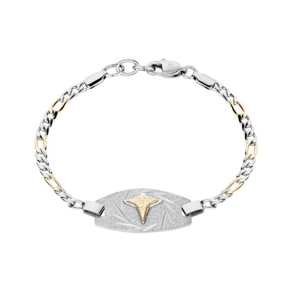 Medical ID Figaro Link Bracelet - Medical Bracelets - The Steel Shop