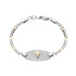 Medical ID Figaro Link Bracelet - Medical Bracelets - The Steel Shop
