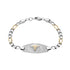 Medical ID Figaro Link Bracelet - Medical Bracelets - The Steel Shop
