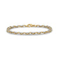 Two Tone Anchor Link Bracelet | 5MM - Mens Steel Bracelets - The Steel Shop