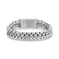Round Box + Franco Link Bracelet - Mens Steel Bracelets - The Steel Shop