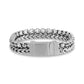 Round Box + Franco Link Bracelet - Mens Steel Bracelets - The Steel Shop