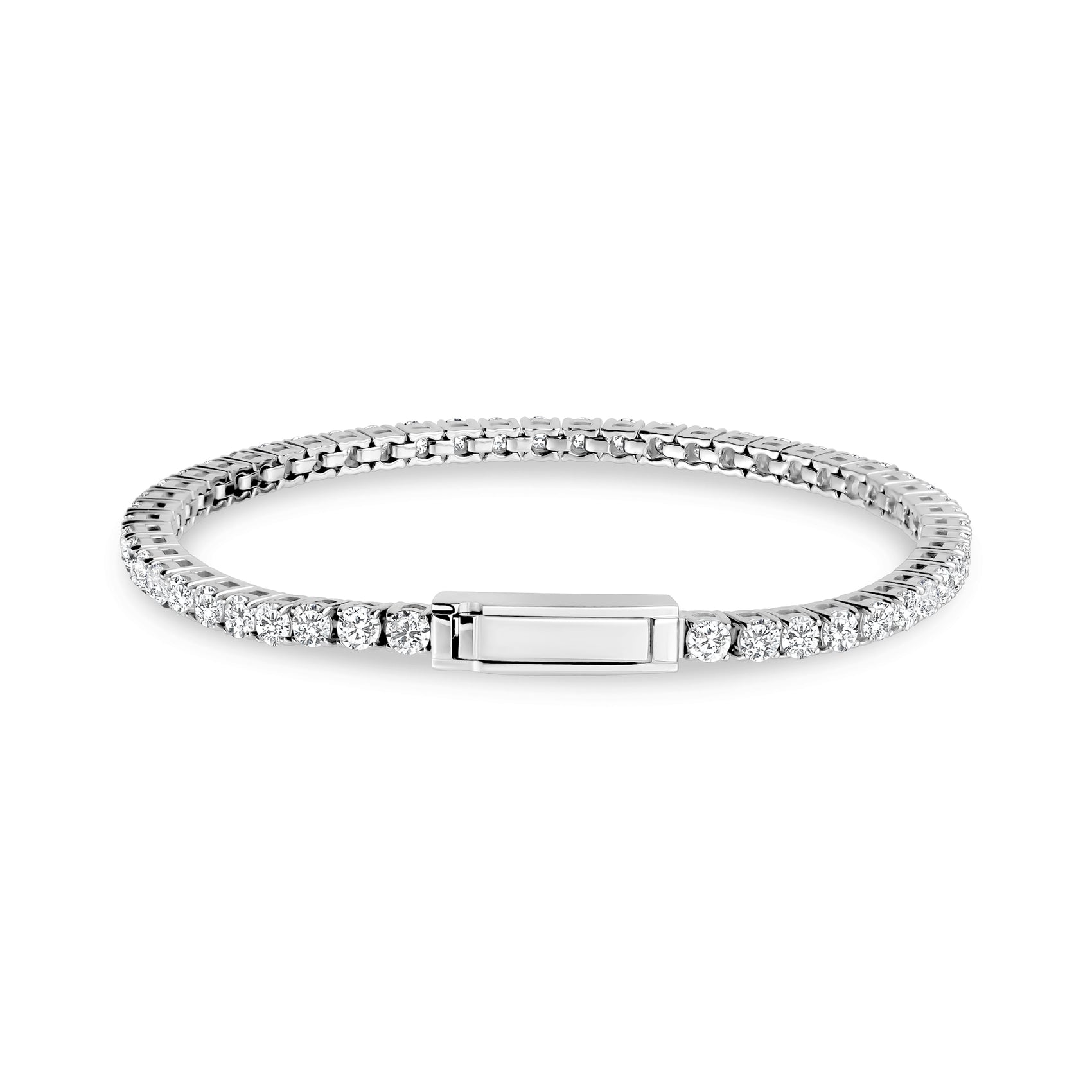 Engravable Tennis Bracelet | 3mm - Unisex Steel Bracelet - The Steel Shop