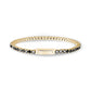 Black Stone Tennis Bracelet | 3mm - Mens Steel Bracelets - The Steel Shop