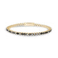 Black Stone Tennis Bracelet | 3mm - Mens Steel Bracelets - The Steel Shop