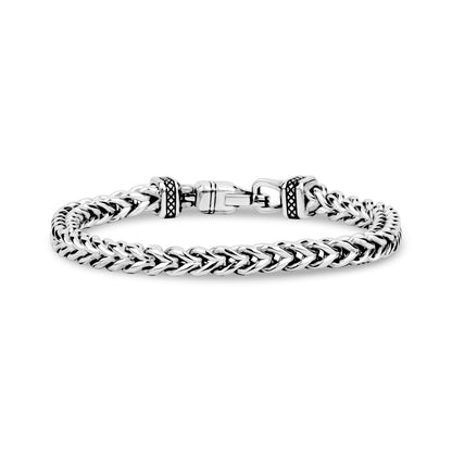 Round Franco Link Bracelet | 5MM - Mens Steel Bracelets - The Steel Shop