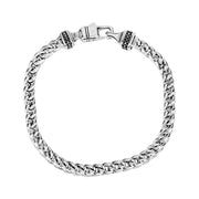 Round Franco Link Bracelet | 5MM - Mens Steel Bracelets - The Steel Shop