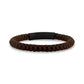 Pixelated Leather Bracelet | 6MM - Mens Steel Leather Bracelets - The Steel Shop