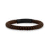 Pixelated Leather Bracelet | 6MM - Mens Steel Leather Bracelets - The Steel Shop