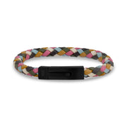 Multicolored Boho Leather Bracelet | 6MM - Mens Steel Leather Bracelets - The Steel Shop