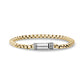 Detailed Round Box Link Bracelet | 4mm - Mens Steel Bracelets - The Steel Shop