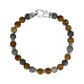 Mixed Bead Bracelet | 6MM - Mens Steel Bead Bracelets - The Steel Shop