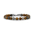 Mixed Bead Bracelet | 6MM - Mens Steel Bead Bracelets - The Steel Shop
