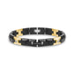 Trifecta Link Bracelet - Mens Steel Bracelets - The Steel Shop