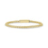 Stackable 3mm thin Franco link bracelet crafted with smooth stainless steel links  