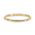 Iced Out Black Stone ID Link Bracelet - Mens Steel Bracelets - The Steel Shop