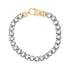 Gold Clasp Cuban Link Bracelet - Mens Steel Bracelets - The Steel Shop