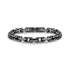 Iced Out Elongated Link Bracelet - Mens Steel Bracelets - The Steel Shop