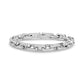 Iced Out Elongated Link Bracelet - Mens Steel Bracelets - The Steel Shop