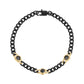 Triple Stone Cuban Link Bracelet - Mens Steel Bracelets - The Steel Shop