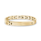 H-Link Matte ID Bracelet - Mens Steel Bracelets - The Steel Shop