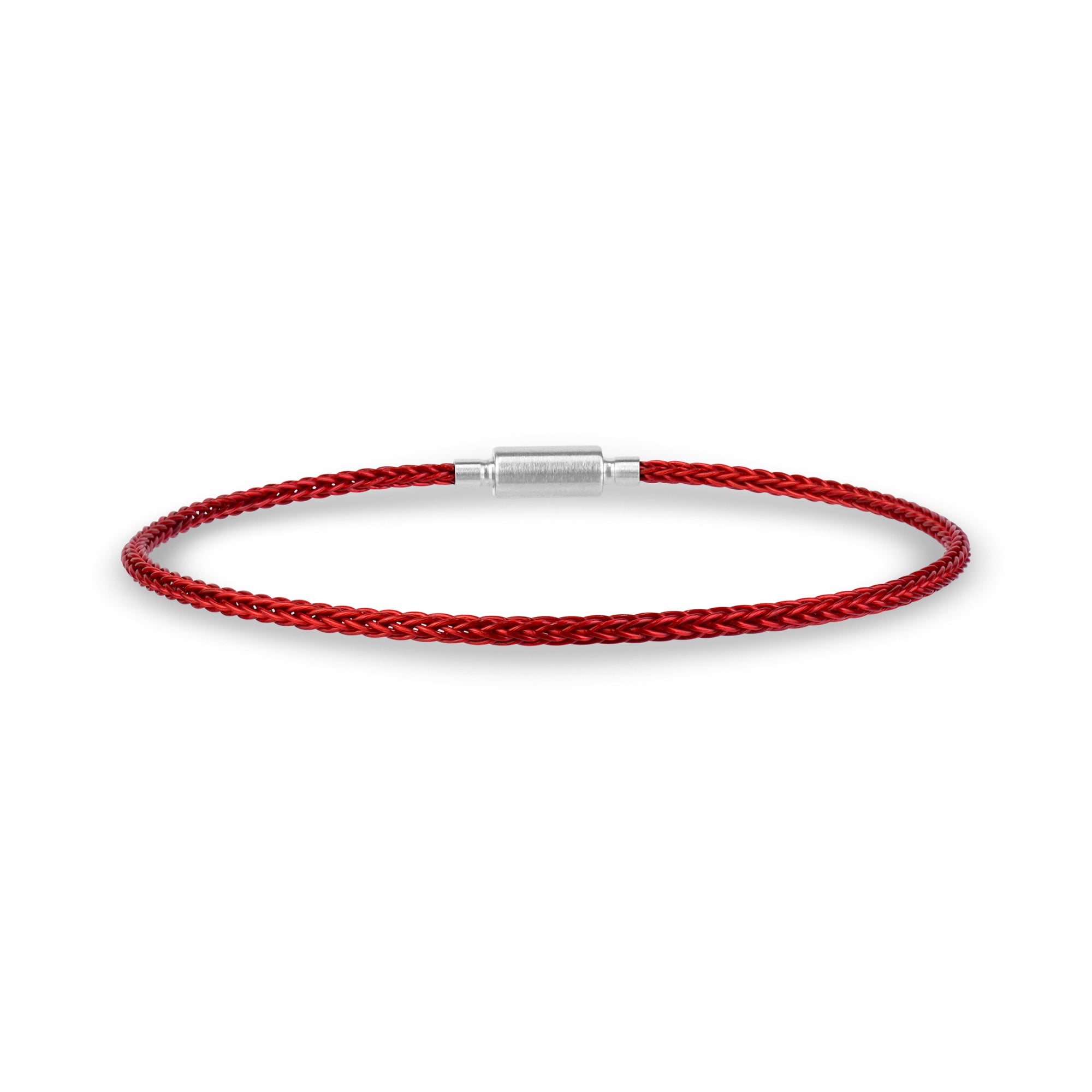 Lucky Red Cord Good Luck Bracelet Red String Silver Clasp